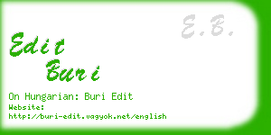 edit buri business card